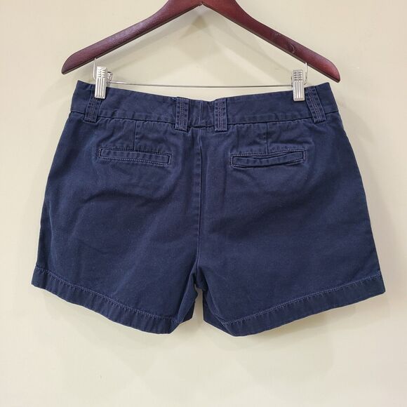 J. Crew Womens Classic Twill Chino Short Navy Size 10 City Fit Neutral Everyday - Picture 4 of 9
